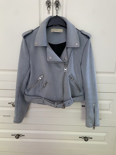 Zara basic outerwear blue - outerwear,