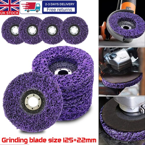50x 125mm poly strip disc - 125mm,