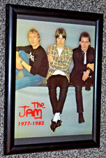 THE JAM band A4 size FRAMED