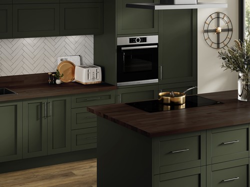 Black stained oak - stained,