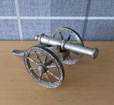 Vintage Metal Canon Ornament