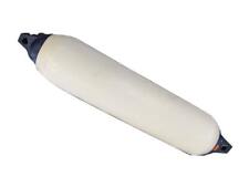 White Inflatable Boat Fender Buoy (22CM x 106CM Castro Sailing Twin Eye)