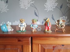 5 Cherished Teddies Figurines