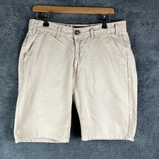 Henri Lloyd Chino Shorts Mens Brown W34 Casual Preppy Pockets Zip Fly Outdoors