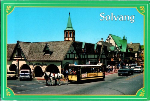Solvang postcard horse - ca,