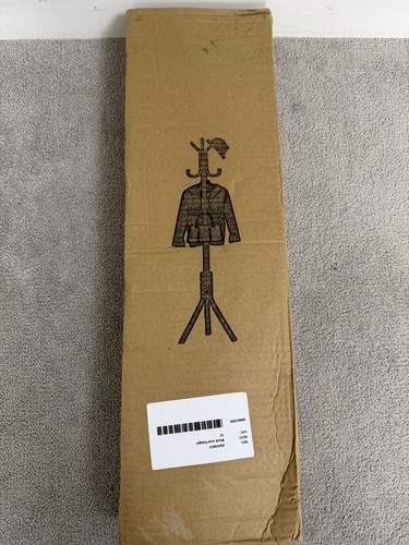 Black metal coat - coat, stand
