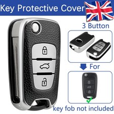 Leather 3B Remote Key Fob