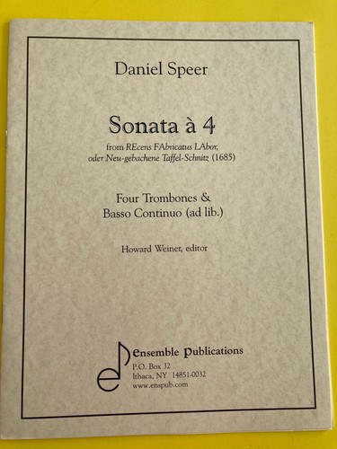 Sonata daniel speer - sonata, 4,