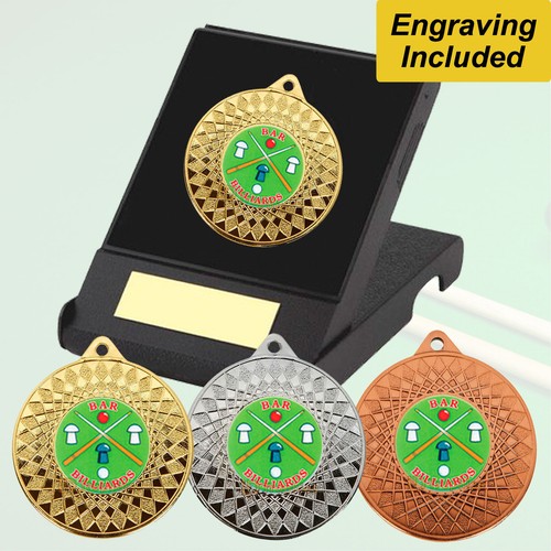 Bar billiards medal - billiards, in