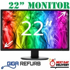 Cheap Dell 22" LCD TFT PC Movie Gaming CCTV VGA Monitor