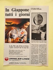 JAPAN AIR LINES + SPORTYAK RITAGLIO CLIPPING PUBBLICITA' 1960 ADVERTISING G26