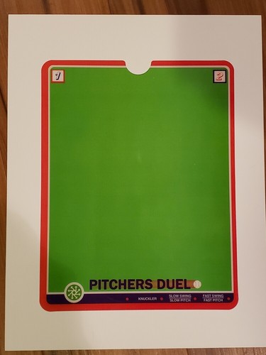 Vectrex pitchers duel overlay - duel,