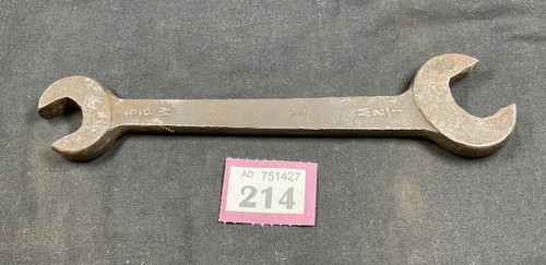 Vintage open ended spanner - open,