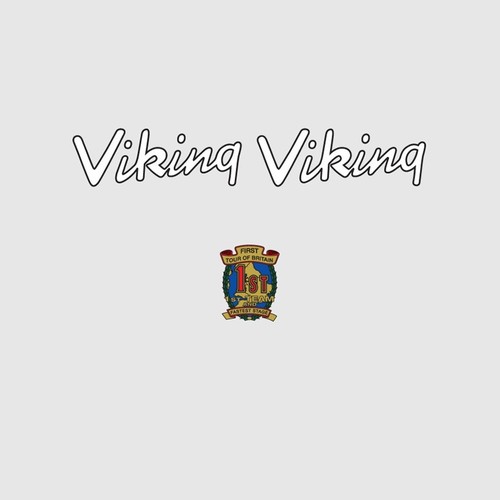 Viking bicycle frame stickers - viking,