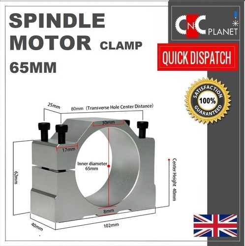 65mm spindle motor mount cnc - 65mm,