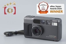 CONTAX T2 Titanium Black 35mm Point & Shoot Film Camera w/ Data Back [Very Good]