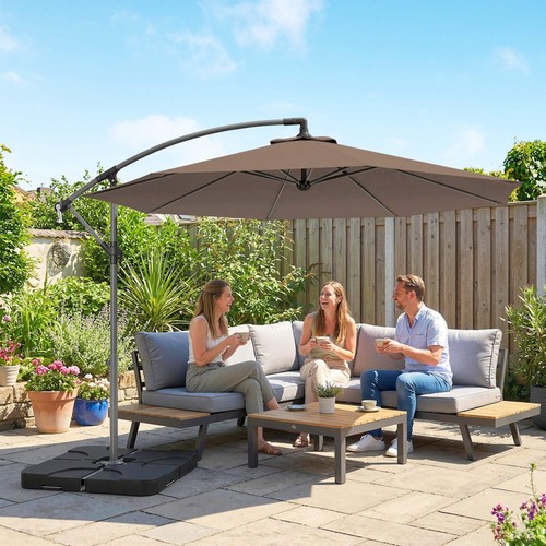 Outsunny overhanging - outsunny, 3m
