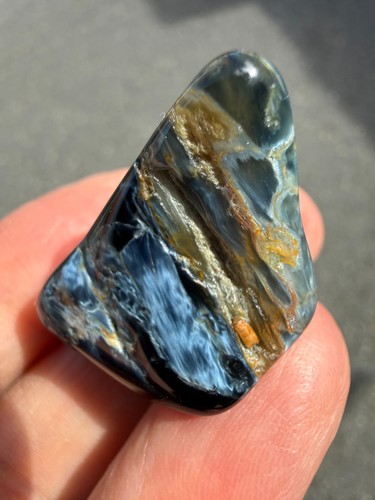 Rare pietersite crystal - pietersite,