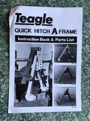 Teagle quick hitch - hitch, a