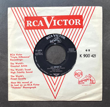 7" Elvis Presley - All Shook Up - RCA 47-6870 ARMY PX Nipper Dog Label