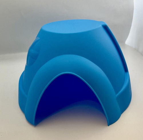 Blue medium plastic - blue, house