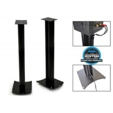 Atacama NeXXus 1000 CM Cable Management Speaker Stands (Pair) Black With 130x170