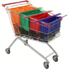 4Pcs Foldable Cart Trolley