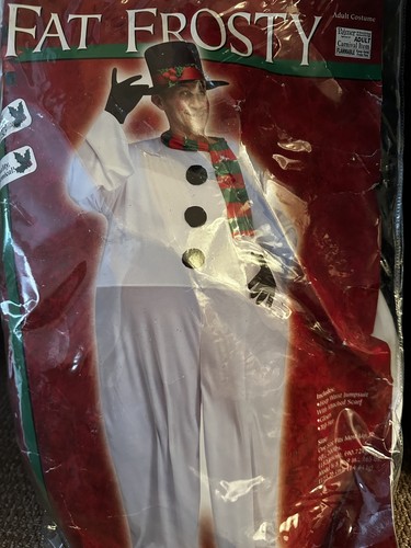 Fat frosty snowman fancy dress - fat,