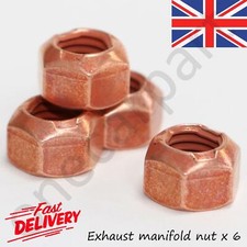 6 x M8 Exhaust Manifold Nut