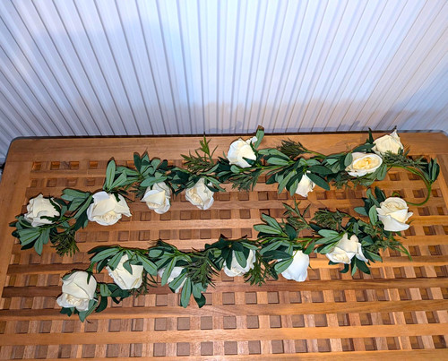 Artificial cream rose - artificial,