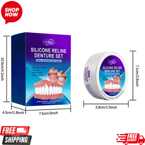 Silicone denture set for - silicone, women