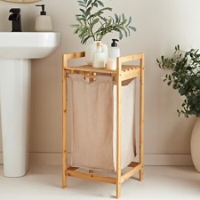 Natural Bamboo Laundry Basket