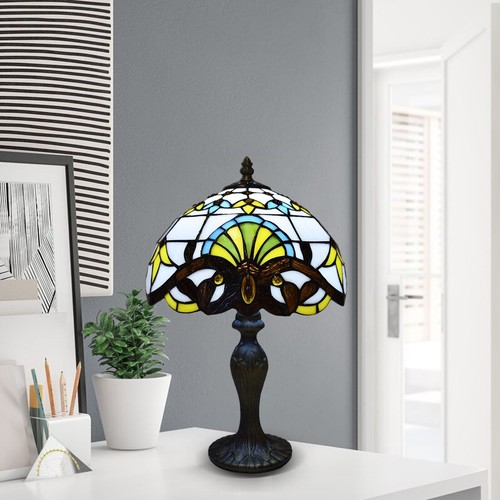 Tiffany style table - table, lamp