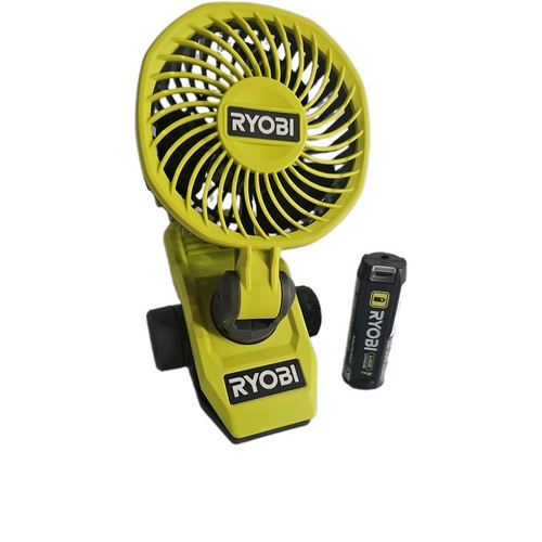 Ryobi lithium clamp fan - fan, w/