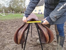 Bates GP Saddle Black 17.5"