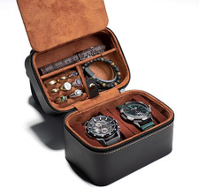 2 Slots Watch Travel Case