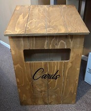 Wooden Wedding Post Box for