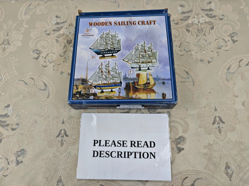 Sailing boat model - model,, wooden