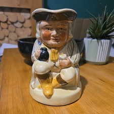 vintage Tony Wood studio  Toby Jug Staffordshire England Hand painted vgc