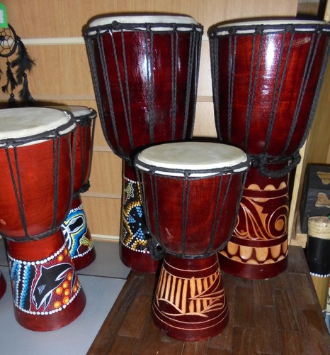 Handmade fair trade djembe - handmade,