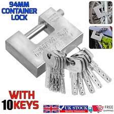 94mm Heavy Duty Padlock & 5