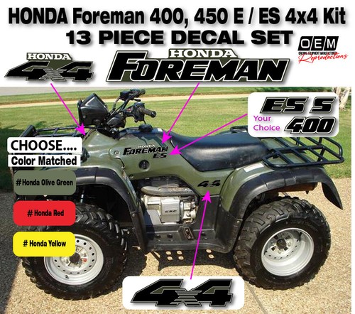 Honda foreman 400 450 4x4 - honda, s