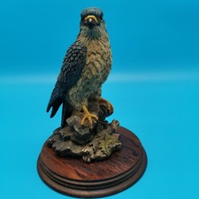 Vintage The Leonardo Collection Nature Studies Peregrine Falcon Bird of Prey Sta