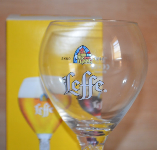 Vintage leffe abbey beer glass - abbey,