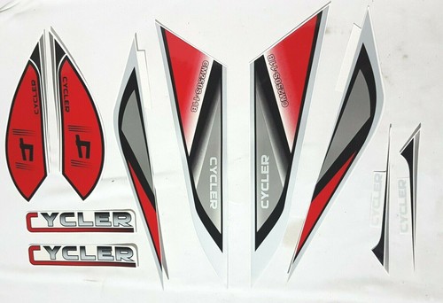 St094 red sticker decal - st094,