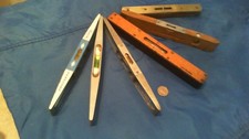 VINTAGE BOAT SPIRIT LEVELS JOB LOT SWEDISH PERSTORP CARPENTER CABINET MAKER