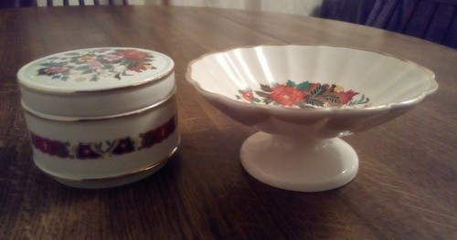 Vintage sadler floral trinket - sadler,