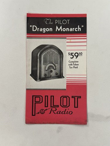 1930s pilot radio dragon - radio,