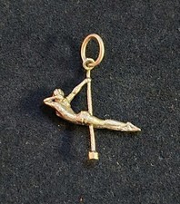 GOLD POLE DANCER PENDANT