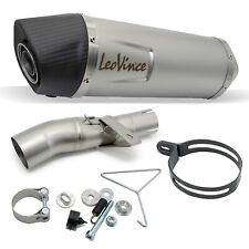 Rear silencer LeoVince SLIP-ON SBK LV ONE EVO RACING, Edelstahl, Carbon Kappe